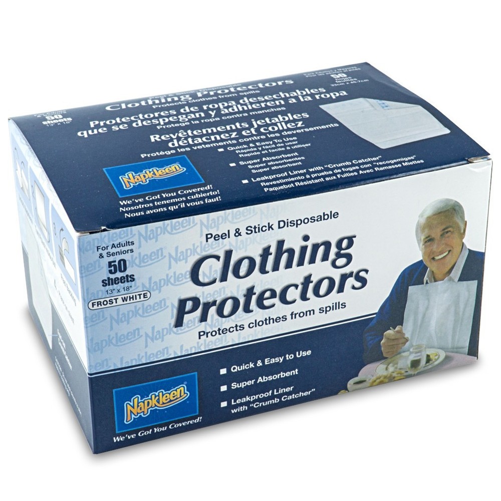 Napkleen Disposable Self-Adhesive Bibs