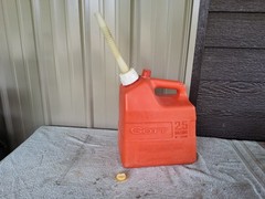 Vintage Gott 2.5 Gallon PRE-BAN Vented Gas Can MADE IN USA. Model 1225
