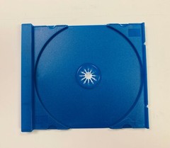 2 PCS NEW TOP QUALITY STANDARD SINGLE CD TRAY, SOLID BLUE FREE SHIPPING