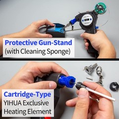 YIHUA 929D-II Soldering Gun Kit Motorized Industrial Automatic Solder Blue