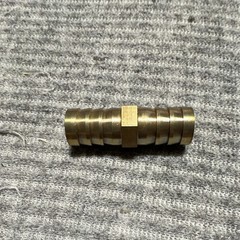 Brass Hose Barb-to-Hose Barb Straight Male-to-Male Fitting Connector Coupler