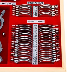 104 Pcs Trail Lens Set Optical Trial Lens Metal Optical Case Optometry Frame Rim