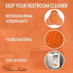 1-10 ) Janitorial Scented Urinal Cake Screens + Deodorizing Cleaners Anti-Splash
