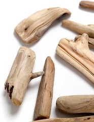 Byher Driftwood Pieces for Crafts Frames Wreath Surf 1″ – 4″ , 8OZ , 55pcs