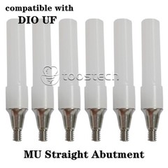 MU straight abutment 0 degree made from grade 5 Eli ti fit to DIO UF II New line
