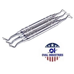 3x Dental Excavator Spoon – Double-Ended Restorative Instruments w/ 18W Handles
