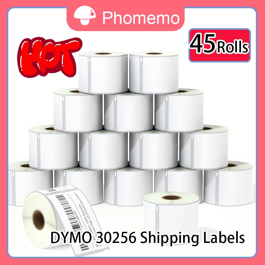 45X Dymo 30256 Labels 2-5/16″x4″ Shipping Labels for Dymo LW 450 4XL Rollo Zebra