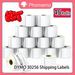45X Dymo 30256 Labels 2-5/16″x4″ Shipping Labels for Dymo LW 450 4XL Rollo Zebra