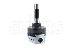 Shars 4″ Adjustable Boring Head 0.0005 Radius + Removable R8 Shank NEW M]