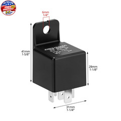 Motor Relay 5 Pin 24V 40A, Automotive Relay, 5 Pack Vehicle Relays Switch Power