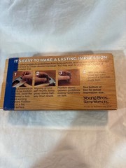 Young bros stamp works letter set A-Z plus period 1/8