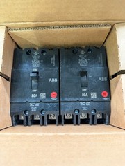 Lot of 2 ABB TEY380 80A 3 Pole 480VAC Bolt-On Circuit Breakers NIB