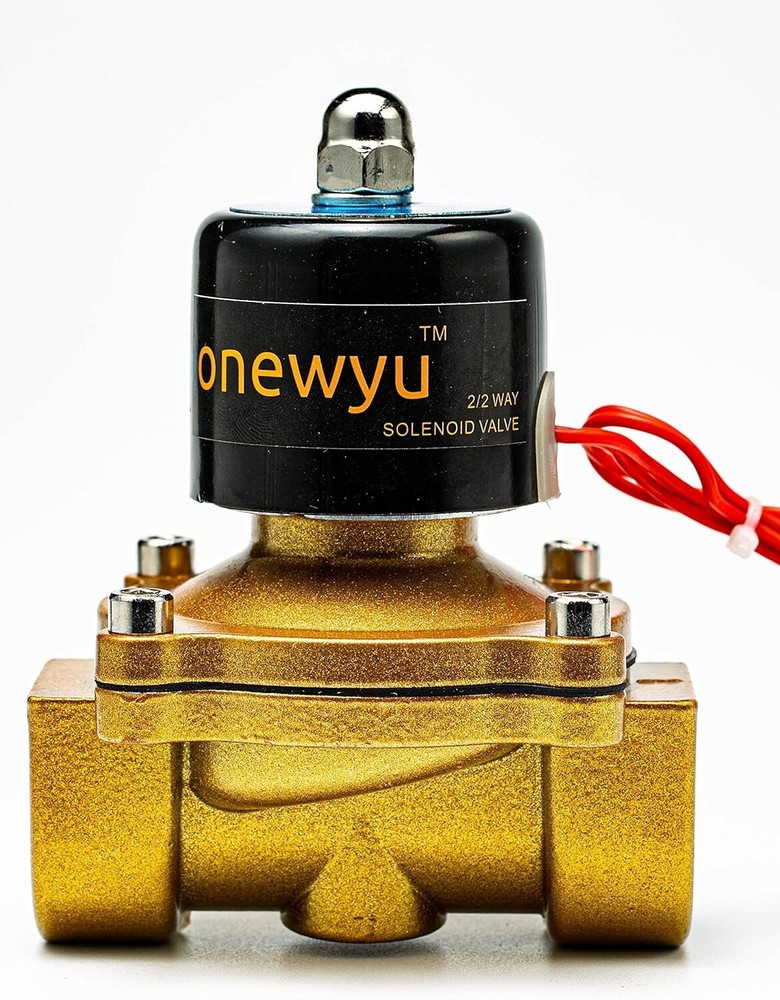 Solenoid Valve 2W250-25 port 1″ 2Position 2Way Normally closed Aluminum alloyfor