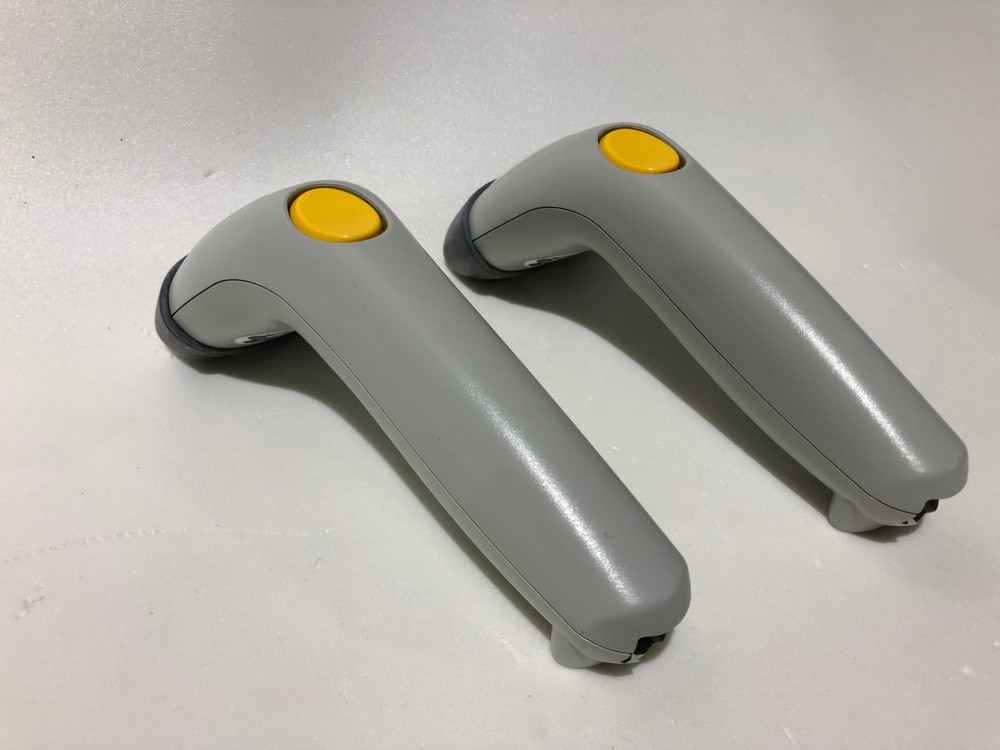 LOT OF 2 – Motorola Symbol LS1203-CR10001R POS USB BARCODE LASER SCANNER – USED
