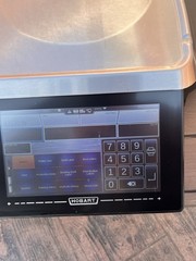 Hobart HTi-7LH26 Scale w/ Printer & 7″ Display Locked to Walmart System READ