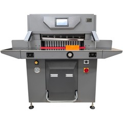 220V 26.38 in Programmable Electric Hydraulic Paper Cutter 3.94 in Thickness