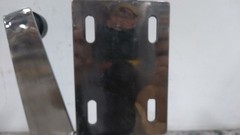Vestil FL-LK-SMR-SS-L 18 In Extended Height Side-Mount Floor Lock