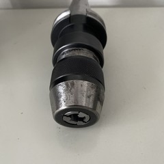 Accupro CAT40, 1/32 to 1/2″ Capacity, Integral Shank Drill Chuck Keyless, Tap…