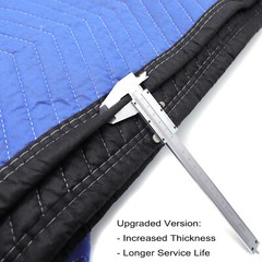 72×80 12PCs Extra Thick Furniture Moving Packing Blanket For Shipping Furniture