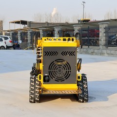 Mini Skid Steer Loader 24HP 4-in-1 Bucket 3-Stage Pump Hydraulic System Pick Up