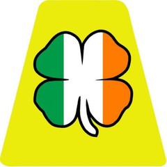 Irish Flag Shamrock HELMET TETS TETRAHEDRONS HELMET STICKER EMT REFLECTIVE