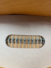 2500pcs 1K Ohm Resistor 1% MF25C1001FT Axial Through Hole KOA