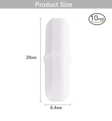 Magnetic Stir Bars10 Pcs PTFE Magnetic Stirrer Mixer Stir Bar 20 Mm/ 0.8 Inch