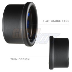 GlowShift 10 Color Digital Dual 300F Temperature Gauge Kit, 2-1/16″ 52mm