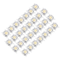 30pcs Momentary Panel PCB Surface Mounted Devices SMT SPST Tactile Tact Switch