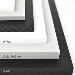 BuyPlastic White HDPE Starboard, Marine Grade Plastic Sheet 1″ x 6″ x 27″