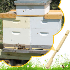 8 Pack Wooden Entrance Reducers for 10 Frame Beehives, 14.75 x 0.75 x 0.75 in