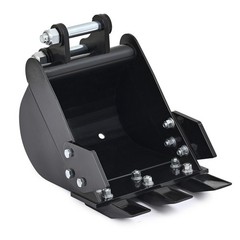 300mm Narrow Bucket For 1-2 Ton Mini Excavator Attachment w/ Teeth Trench Bucket