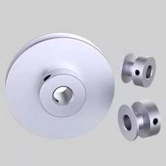 Aluminium V-Groove Pulley OD 20mm-100mm With Fixed Screw for 5mm/6mm Width Belt