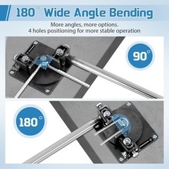 0.63 Manual Rebar Bender 200 Degrees Manual Rebar Bending Machine Metal Rod Bar