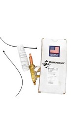 Diamondback BV14BBSI Refrigeration Ball Valve Full Port 800 PSIG Brass HVAC USA