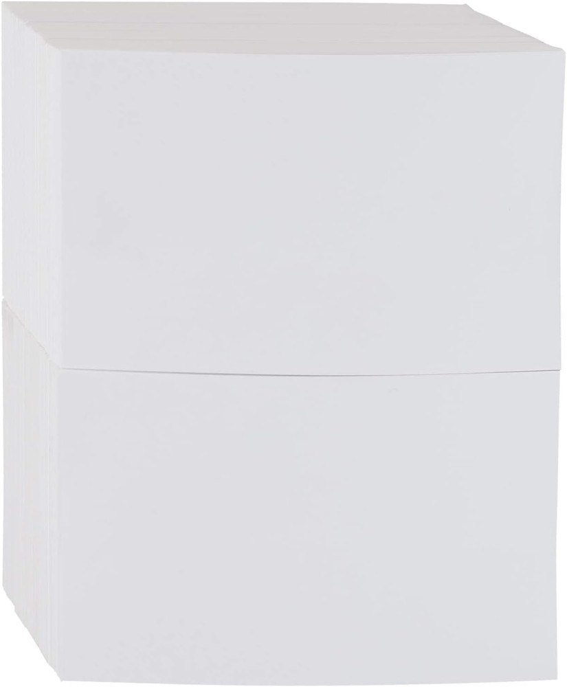 Blank Index Cards, White, 4″ x 6″, 1000 Count (Pack of 2)