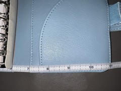 Print Pression Pocket Size Textured Blue & Pink Rings Planner Organizer NEW!!!