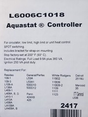 Resideo Aquastat Controller L6006C1018 (Replaces Honeywell)