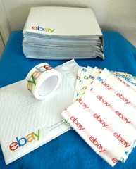 SHIP with STYLE! Ebay Shipping 10 x 14 Bubble Mailers 20 pak/Tape/Tissue-41 pc
