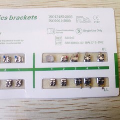 10 kit dental orthodontic mental bracket brace mini roth 022 345 hooks 20pcs/kit