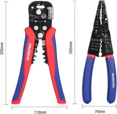 WORKPRO Wire Stripper Set 8″ Multi-Tool Stripper 8″ Self-Adjusting Wire Stripper