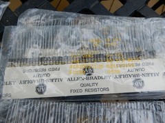 Allen Bradley 1/2 Watt Carbon Comp Resistor Packs (50) Various Values You Pick