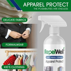 RepelWell Apparel Protect (12oz) Stain & Water Repellent 12 Fl Oz (Pack of 1)