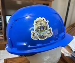 BLUE ORIGIN Milwaukee 50-73-1224 BOLT Type 1 Class C Front Brim Vented Hard Hat
