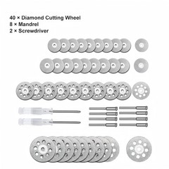 50 x Diamond Cutting Wheel For Dremel Rotary Tool Die Grinder Metal Cut Off Disc
