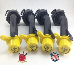 4 – Blitz Gas Can Nozzle Spouts Rings Caps Replacement Vintage 900094 900092 NEW