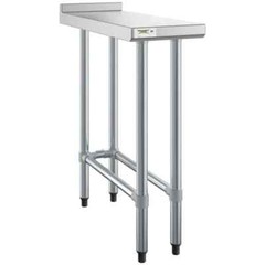 30″W x 12″L Stainless Steel Restaurant Equipment Filler Table with Open Base
