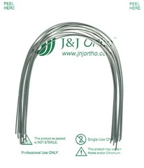 J&J Ortho™ Orthodontic Stainless Steel Arch wire Rectangular(10pcs)Ovoid Natural