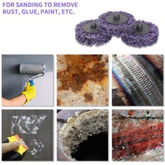 3″ Quick Change R Type Easy Strip & Clean Discs for Paint Removal Rust Disc