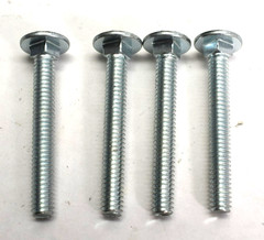 Zinc Plated A307 Steel Coarse Thread Carriage Bolts CBS-313 2″ x 1/4″ 100 Pack